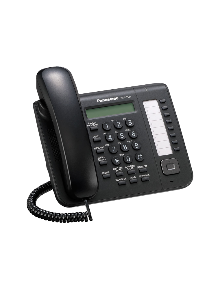 Teléfono Panasonic KX-DT521 Negro