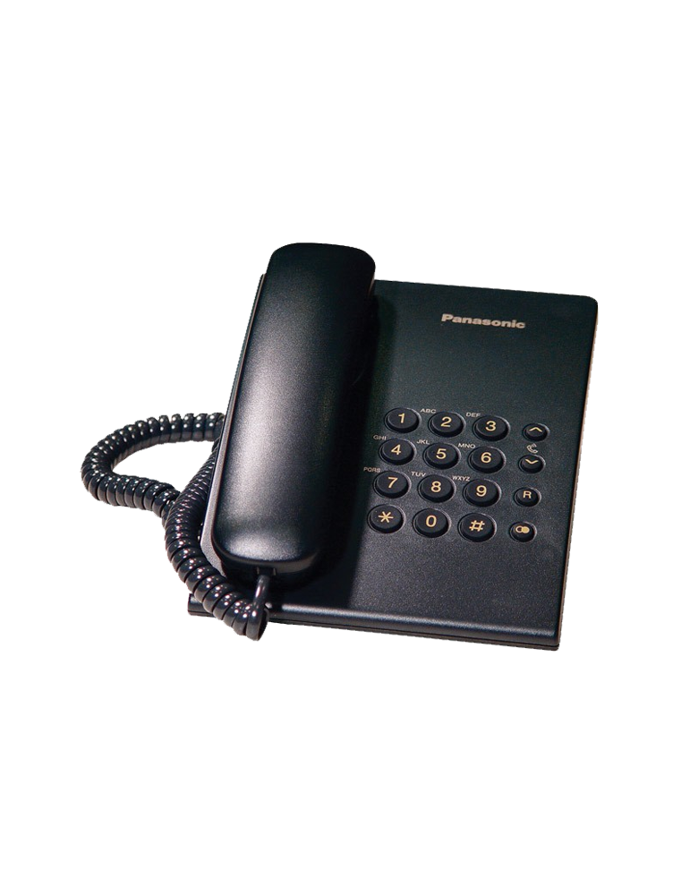 Teléfono Panasonic KX-TS500 Negro