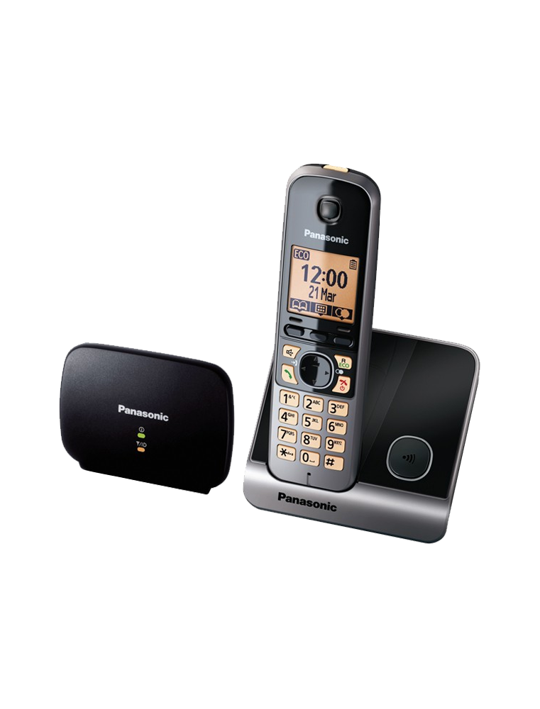 Teléfono Panasonic KX-TG6751SPB + Repetidor Panasonic